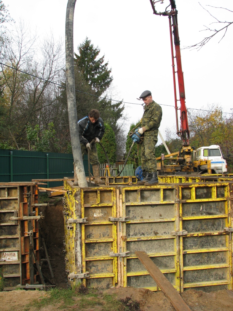 стены цокольного этажа